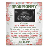 Bientôt, je serai câliné avec toi - Couverture photo personnalisée pour la famille - Cadeau de baby shower, cadeau pour la première maman